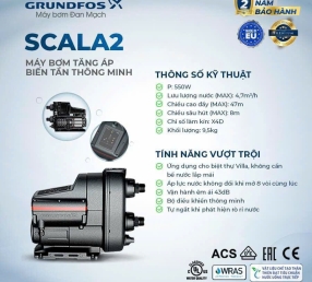 Bơm tăng áp biến tần grundfos SCALA2